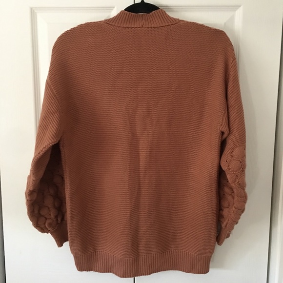 Chunky Knit Bobble Cardigan Sweater - Picture 9 of 11